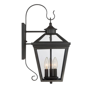 Ellijay 3-Light Outdoor Wall Lantern in English Bronze