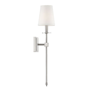 Monroe 1-Light Wall Sconce in Satin Nickel