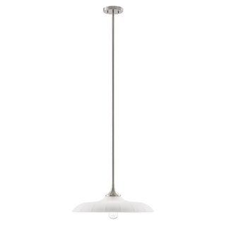 Hadley 1-Light Pendant in Satin Nickel