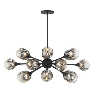 Matisse 18-Light Chandelier in Matte Black