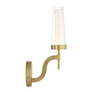 Butler 1-Light Wall Sconce in Warm Brass