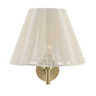 Rosa 1-Light Wall Sconce in Noble Brass by Breegan Jane