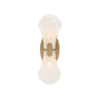 Bancroft 2-Light Wall Sconce in Noble Brass