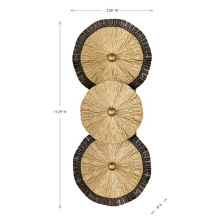 Lincoln 2-Light Wall Sconce in Distressed Gold and Bronze by Breegan Jane