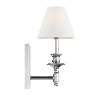 Washburn 1-Light Wall Sconce in Polished Nickel
