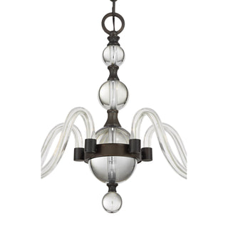 Aragon 5-Light Chandelier in Mediterranean Bronze