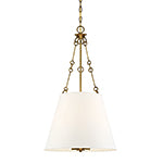 Austin 4-Light Pendant in Warm Brass