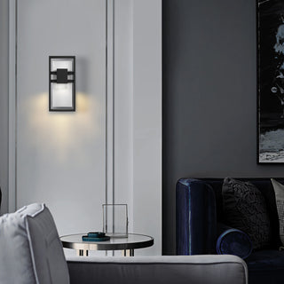 Mars Wall Sconce  Sand Black
