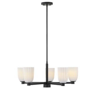 Baldwin 5-Light Chandelier in Matte Black
