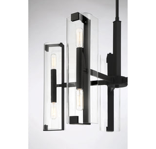 Winfield 10-Light Chandelier in Matte Black
