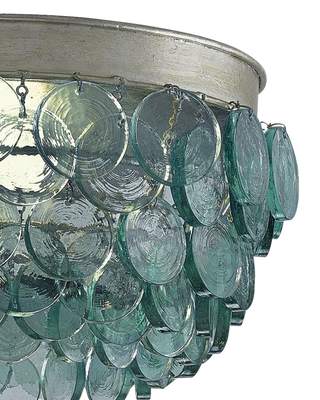 Braithwell Recycled Glass Flush Mount