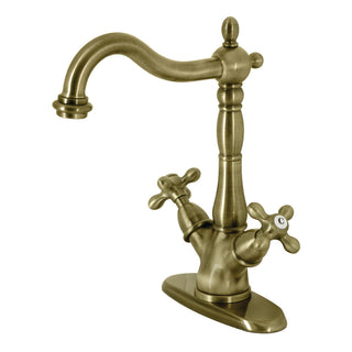 Heritage Vessel Faucet in Antique Brass