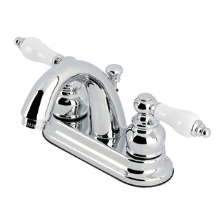 Restoration 4 Inch Centerset Bathroom Faucet in Polished Chrome