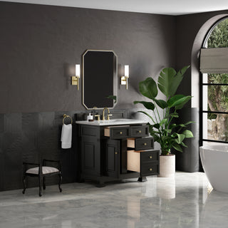 36 Inch Brookfield Freestanding Vanity in Black Onyx / Ethereal Noctis Top