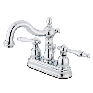 Heritage 4 Inch Centerset Bathroom Faucet in Polished Chrome