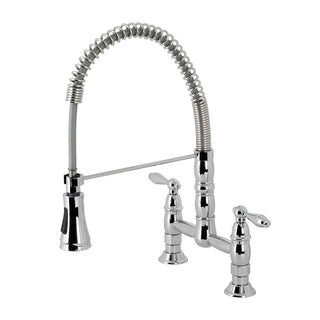 Heritage Pre-Rinse Kitchen Faucet in Polished Chrome
