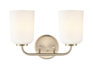 Laphia 14" Wide 2-Light Vanity - Modern Gold