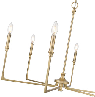 Azara 32" Wide 6-Light Chandelier - Vintage Brass