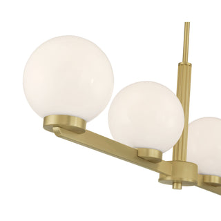 Ardeva 36" Wide 4-Light Linear Chandelier