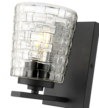 Saben 1-Light Wall Sconce Matte Black