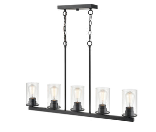 Verlana 5-Light Island Matte Black
