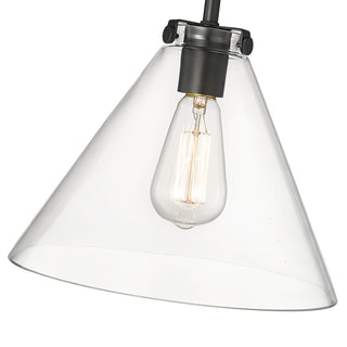 Aliza 1-Light Pendant light Matte Black