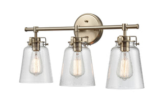 Amberose 3-Light Vanity Modern Gold