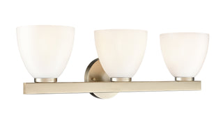 Apria 24" Wide 3-Light Vanity - Modern Gold