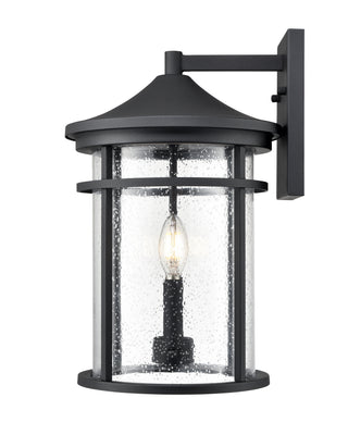 Namath 2-Light Outdoor Wall Sconce Textured Black