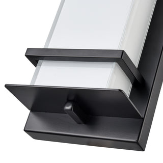 Outdoor Wall Sconce LED Powder Coated Black