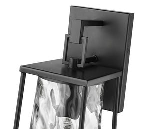 Dutton 1-Light Outdoor Wall Sconce Powder Coated Black