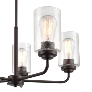 Moven 5-Light Chandelier Ceiling - Rubbed Bronze
