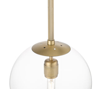 Kairo 12" Wide 1-Light Pendant - Vintage Brass
