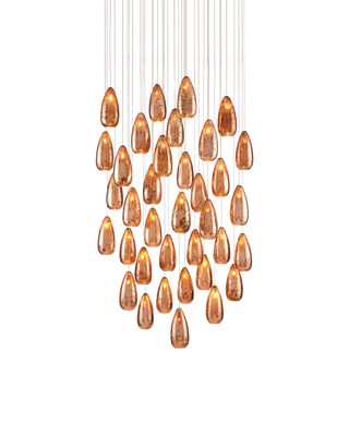 Rame 36-Light Round Multi-Drop Pendant