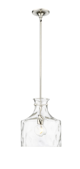 Santorini 1-Light Pendant Light Polished Nickel