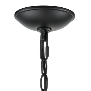 Charlize 29.5" Wide 5-Light Chandelier - Matte Black