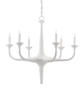 Albion White Chandelier