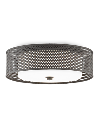 Notte Black Flush Mount