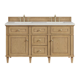 60 Inch Lorelai Freestanding Vanity in Light Natural Oak / Lime Delight Top
