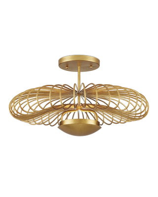 Sheereen Gold Semi-Flush Mount