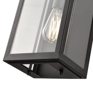 Gallatin 1-Light Outdoor Wall Sconce Textured Black