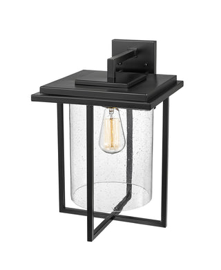 Adair 1-Light Outdoor Wall Sconce Powder Coated Black