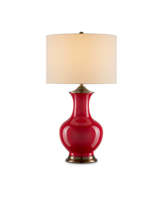 Lilou Red Table Lamp