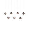 Palatino 7-Light Linear Multi-Drop Pendant