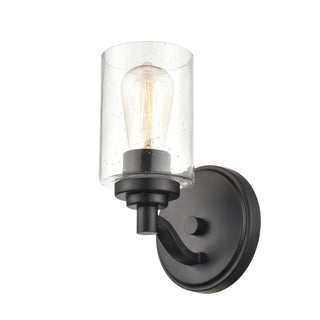 1-Light Wall Sconce Matte Black