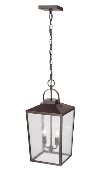 Devens 2-Light Outdoor Hanging Lantern Powder Coated Bronze