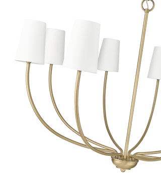 Kandor 8-Light Chandelier Ceiling Light Vintage Brass