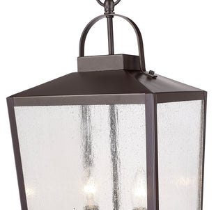 Devens 2-Light Outdoor Hanging Lantern Powder Coated Bronze