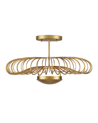 Sheereen Gold Semi-Flush Mount