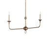 Nottaway Bronze Linear Chandelier